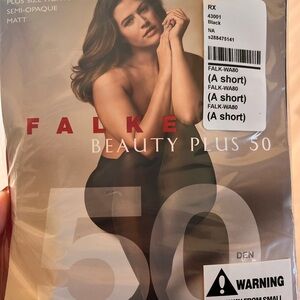 Falke Semi-Opaque Black Tights